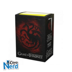 100 Dragon Shield Sleeves Standard - Matte House Targaryen