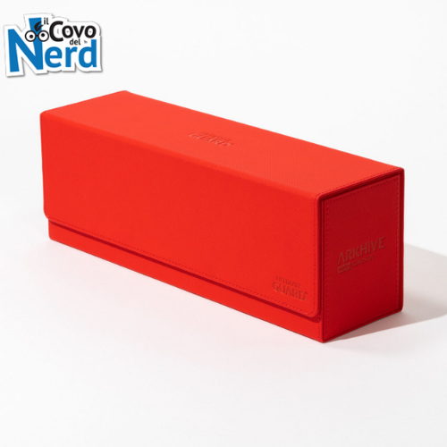 Ultimate Guard Arkhive Flip Case 400+ Standard Size XenoSkin™ Red