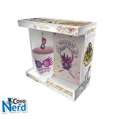 Harry Potter | Gift Set con Tazza da The + Portachiavi + Carnet Luna ABYPCK218