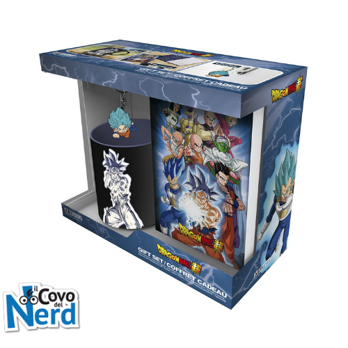 Dragon Ball Super | Gift Set con Tazza da The + Portachiavi + Notebook A6