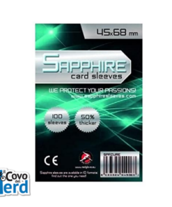 Sapphire Card Sleeves - 100 Sleeves - SPAZURE - 45 x 68 mm