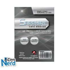 Sapphire Card Sleeves - 100 Sleeves - SPGREY - 88 x 125 mm