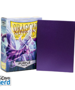 60 Dragon Shield Sleeves Japanese Size - Matte Purple