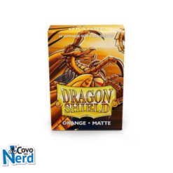 Matte Orange Japanese Sleeves (60) Dragon Shield