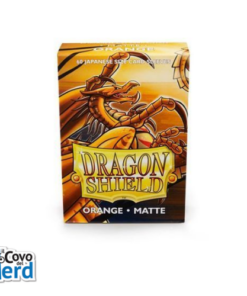 Matte Orange Japanese Sleeves (60) Dragon Shield