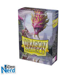 Matte Pink Diamond Japanese Sleeves (60) Dragon Shield