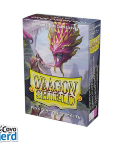 Matte Pink Diamond Japanese Sleeves (60) Dragon Shield