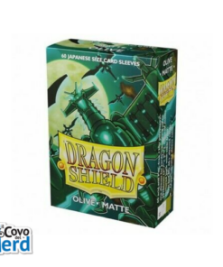 Matte Olive Japanese Sleeves (60) Dragon Shield