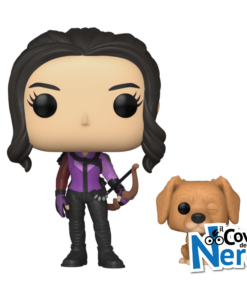 POP Funko Marvel: Hawkeye - Kate Bishop with Lucky the Pizza Dog