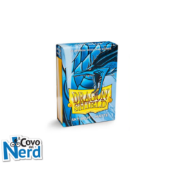 Matte Sky Blue Japanese Sleeves - Dragon Shield (60)