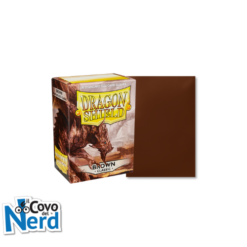 Classic Brown Sleeves - Dragon Shield Standard (100)