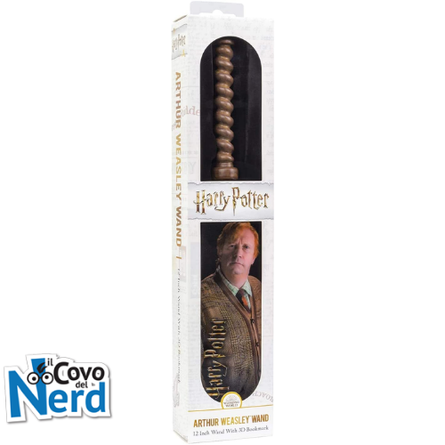 Harry Potter - Arthur Weasley's Wand with 3D bookmark