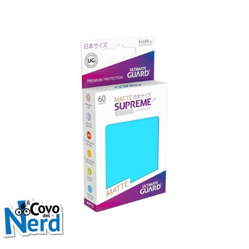 Ultimate Guard - Premium Protection - Supreme - 60 Sleeves - Matte Light Blue