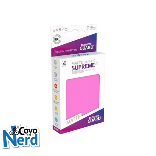 Ultimate Guard - Premium Protection - Supreme - 80 Sleeves - Pink