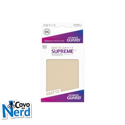 Ultimate Guard - Premium Protection - Supreme - 60 Sleeves - Matte Sand