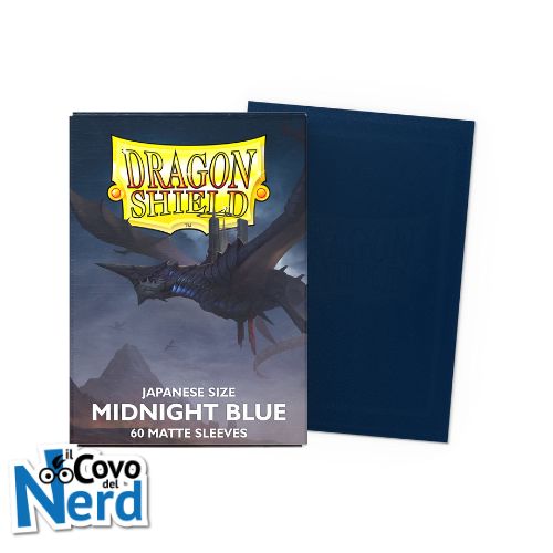 Midnight Blue Dual Matte japanese - Dragon Shield Sleeves (60)