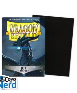 Matte Jet Sleeves Standard (100) Dragon Shield