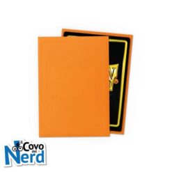 Matte Orange Japanese Sleeves (60) Dragon Shield