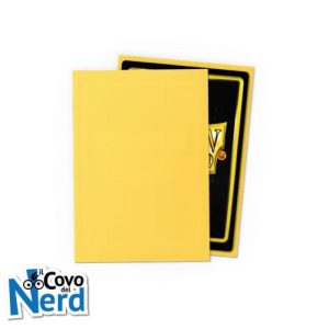 Matte Yellow Japanese Sleeves (60) Dragon Shield