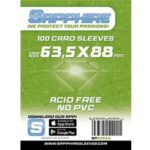 Sapphire Card Sleeves - 100 Sleeves