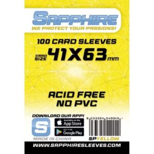 Sapphire Card Sleeves yellow