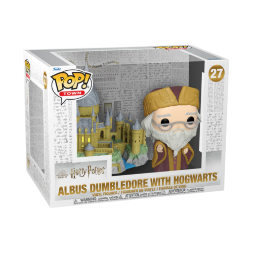 Alternative view of POP Town: Harry Potter Anniversary- Dumbledore w/Hogwarts 27