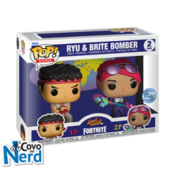 Funko POP! Games: Street Fighter vs Fortnite - Ryu + Brite Bomber 2-Pack