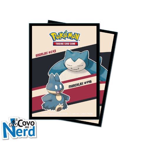 UP - 65 Sleeves - Snorlax & Munchlax Deck Protectors per Pokémon