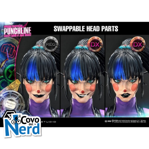 Alternative view of DC Comics Statue 1/3 Punchline Concept Design by Jorge Jimenez 85 cm Deluxe Bonus Version