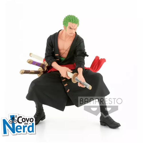 18563 - One Piece - King Of Artist - Wanokuni - The Roronoa Zoro II - Banpresto Statua 18Cm