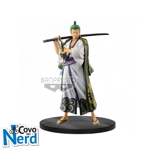 One Piece - Movie DXF - The Grandline Men Vol.2 - Wanokuni - Zoro - BANPRESTO Statua 17CM