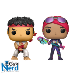 Alternative view of Funko POP! Games: Street Fighter vs Fortnite - Ryu + Brite Bomber 2-Pack