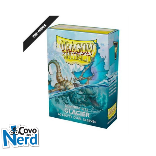 Dual Matte Glacier Japanese Sleeves (60) Dragon Shield