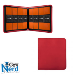 Ultra PRO - Eclipse - 12-Pocket PRO-Binder Zippered - 480 Cards - Red