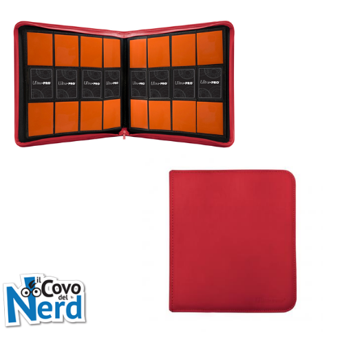 Ultra PRO - Eclipse - 12-Pocket PRO-Binder Zippered - 480 Cards - Red