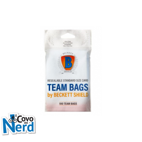 Beckett Shield Team Bags (100 Sleeves)