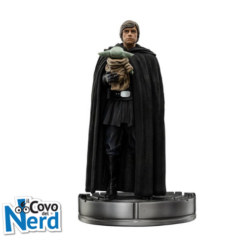 Luke Skywalker and Grogu The Mandalorian Art Scale 1/10