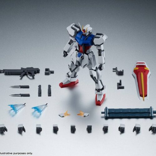 Alternative view of Mobile Suit Gundam Seed Robot Spirits Action Figure (Side MS) GAT-X105 Strike Gundam ver. A.N.I.M.E. 12 cm