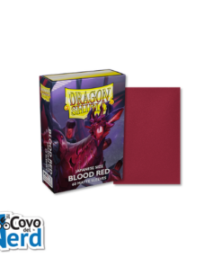Dragon Shield - 60 Outer Sleeves - Blood Red Matte