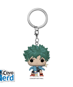 Alternative view of Funko POP! Keychain: My Hero Academia - Izuku Midoriya (Deku w/gloves)