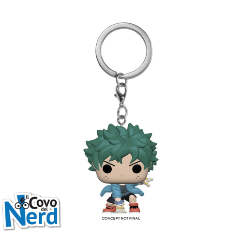 Alternative view of Funko POP! Keychain: My Hero Academia - Izuku Midoriya (Deku w/gloves)