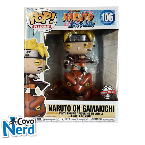 Funko POP! Rides: Naruto Shippuden - Naruto on Gamakichi Limited Edition