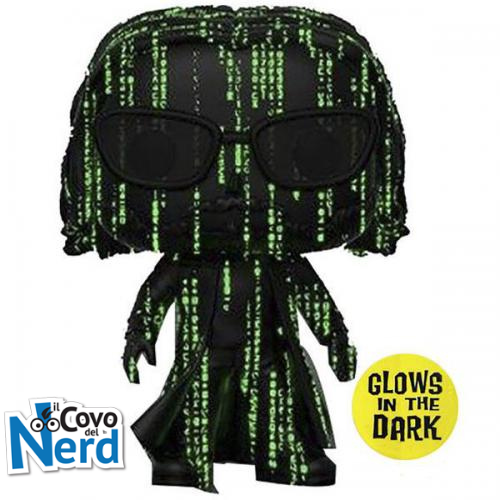 Alternative view of Funko POP! Movies: Matrix 4 - Neo (Coded) Glow in the Dark Limited Edition