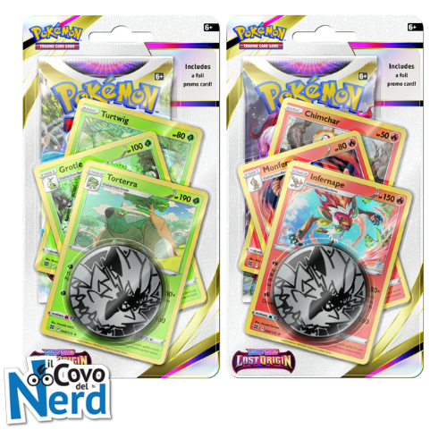 Pokémon TCG: Spada e Scudo - Lost Origin Premium Booster Checklane Blister (2 buste)
