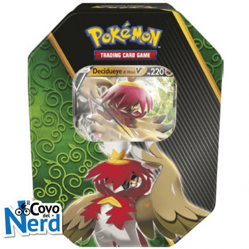 Pokemon TCG: TIN Box Decidueye di Hisui-V Poteri Divergenti ITA