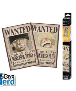 ONE PIECE - Set 2 Chibi Posters - Wanted Zoro & Sanji - GBYDCO340