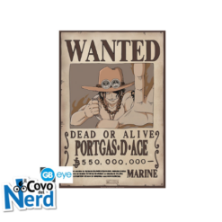 ONE PIECE - Poster "Wanted Ace" (52x35)