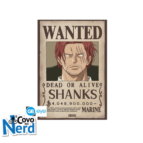 ONE PIECE - Poster "Wanted Shanks" (52x35)
