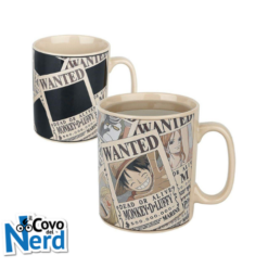 ONE PIECE - Mug Heat Change - 460 ml - Wanted - box