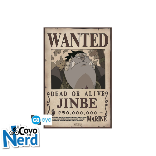 ONE PIECE - Poster "Wanted Jinbe" (52x35)